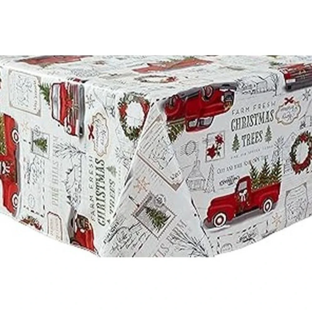 Printed Fabric Tablecloth,60